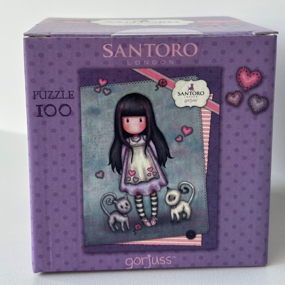 5 COLLECTABLE PUZZLES - SANTORO London GORJUSS -100 pieces each - Picture 3 of 15